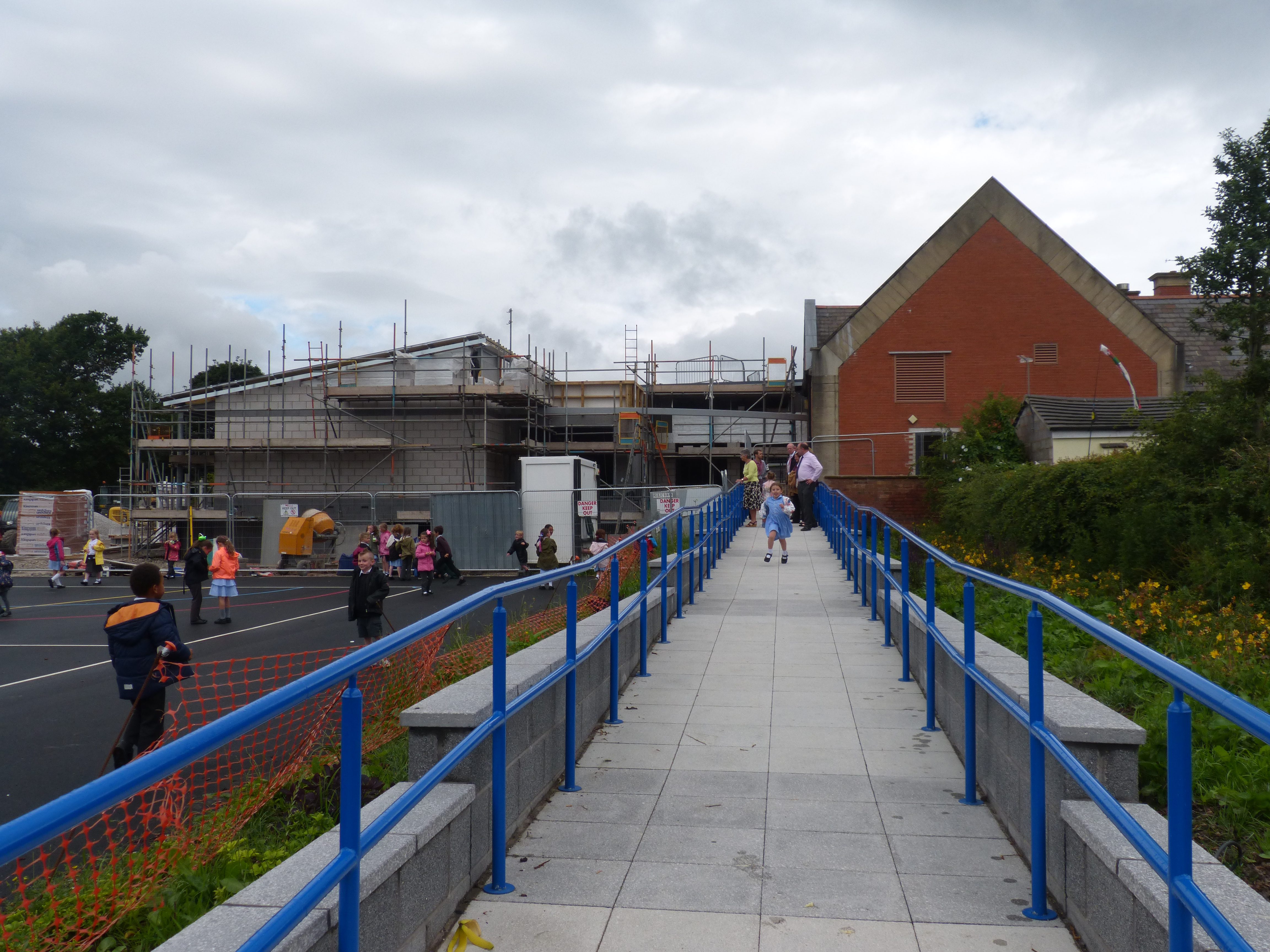 Old meets new at Penycae School