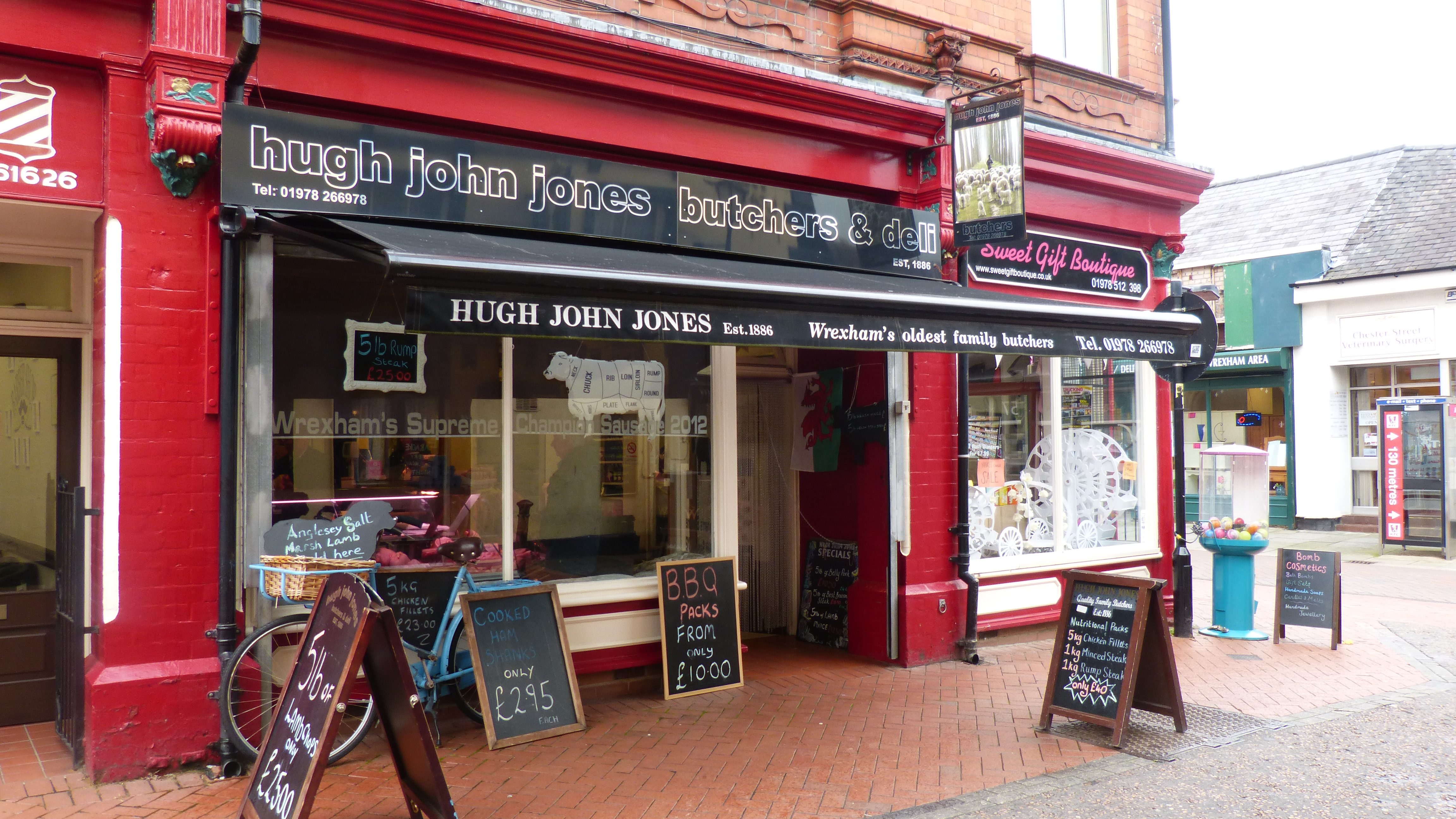 Long links with town for Hugh John Jones Butchers