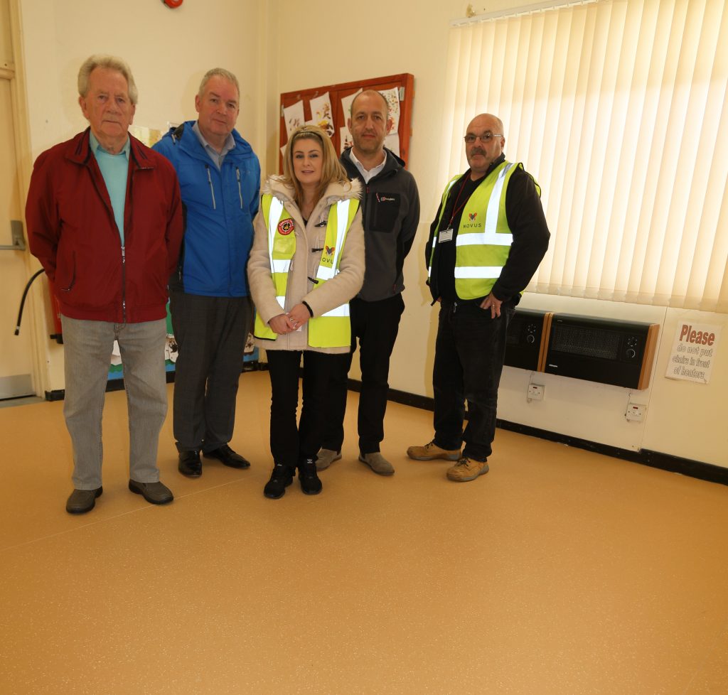 Another community facility spruced up thanks to our housing improvements project...