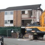 Watch the buildings come down as a local council estate gets a major makeover...