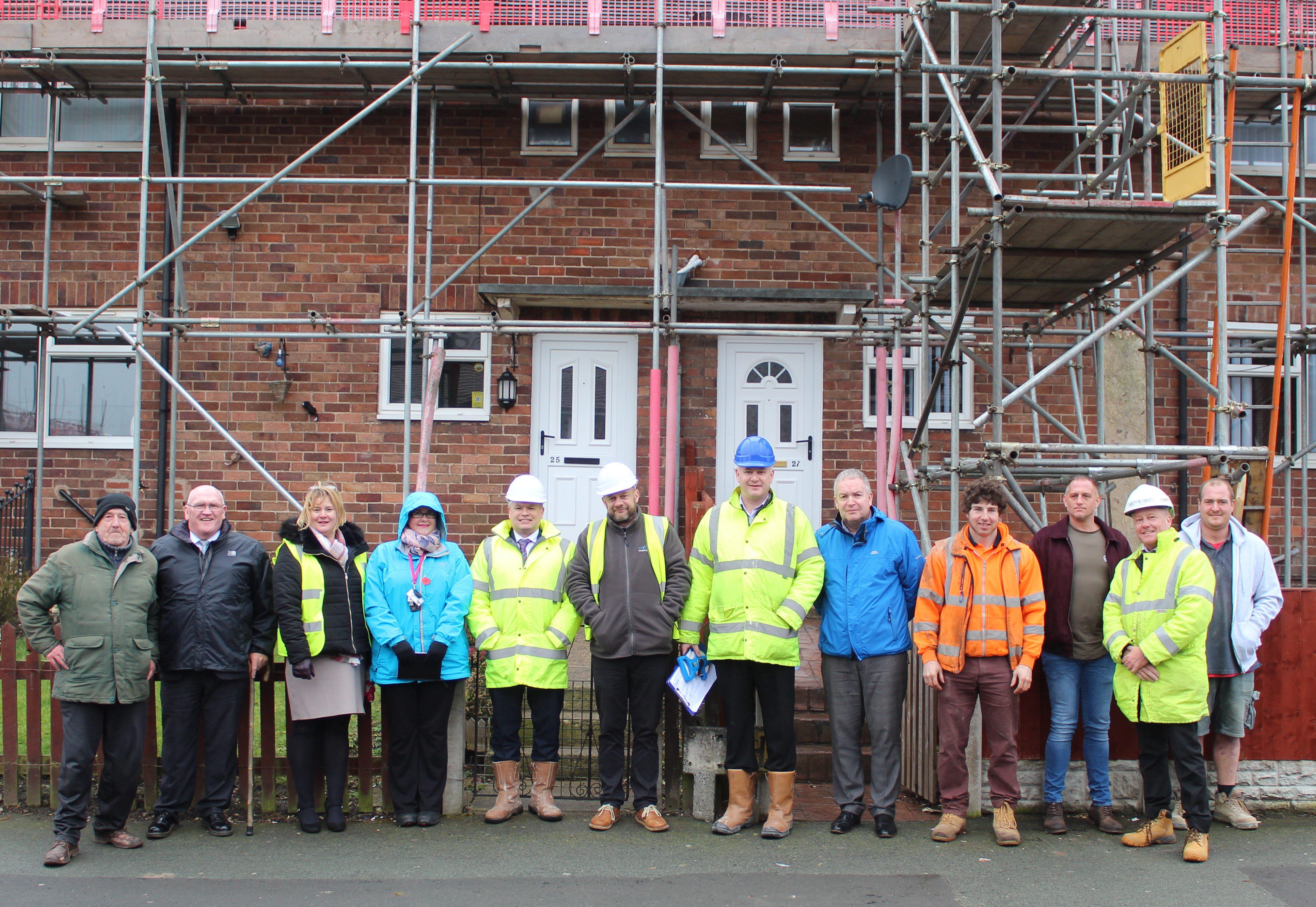 Council tenants welcome our housing modernisation project