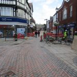 Town Centre Works Continue as area closes to traffic