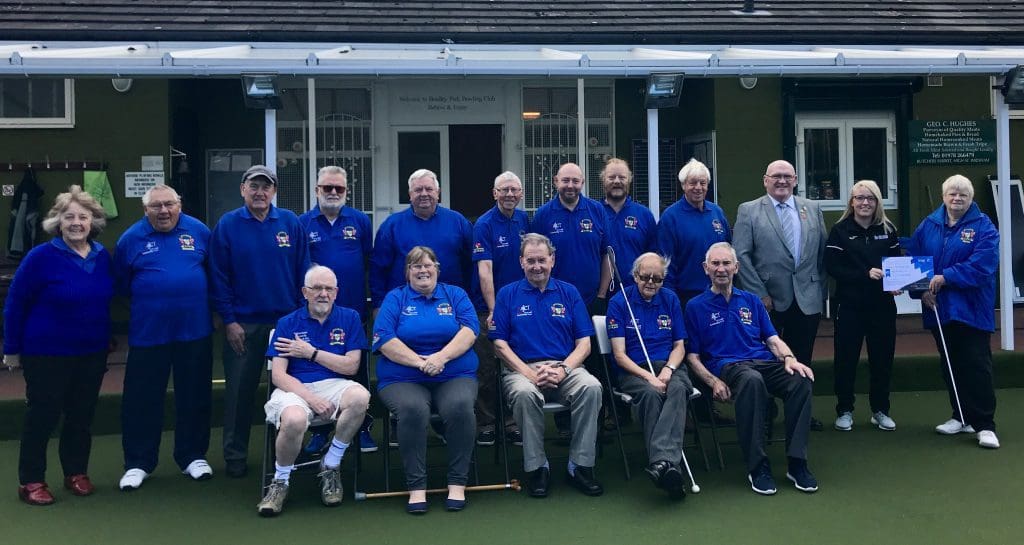 Congratulations to bowls club for disability award Wrexham Council News