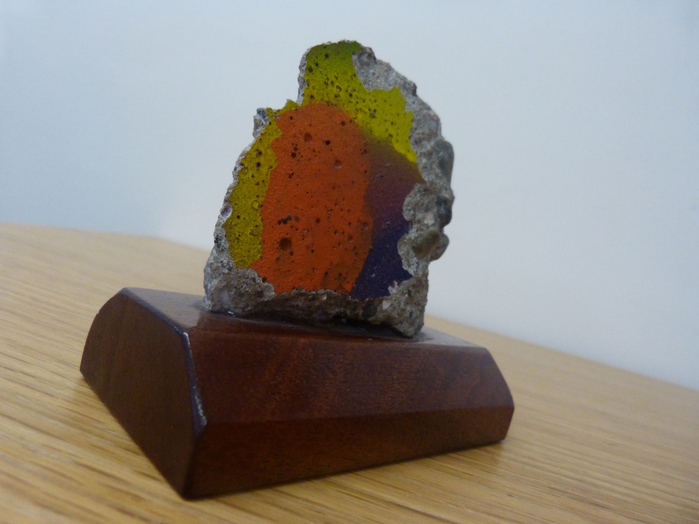 A piece of the Berlin Wall given to Wrexham