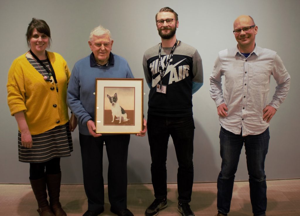 How this pup stole the show at Tŷ Pawb’s art exhibition