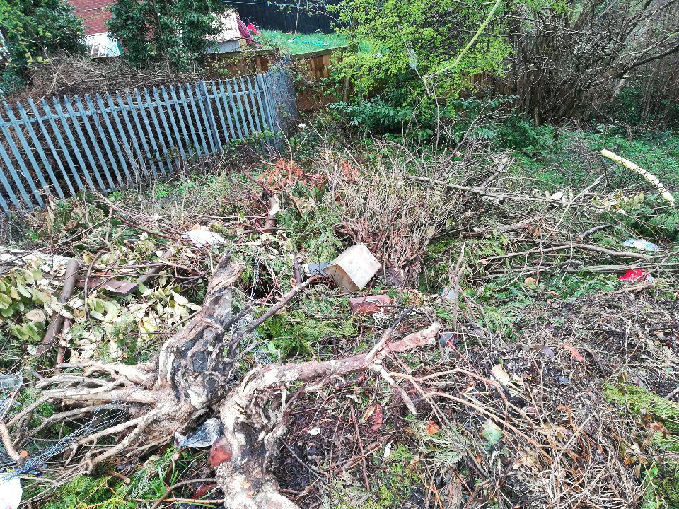 Spring Clean Reveals Fly Tipping
