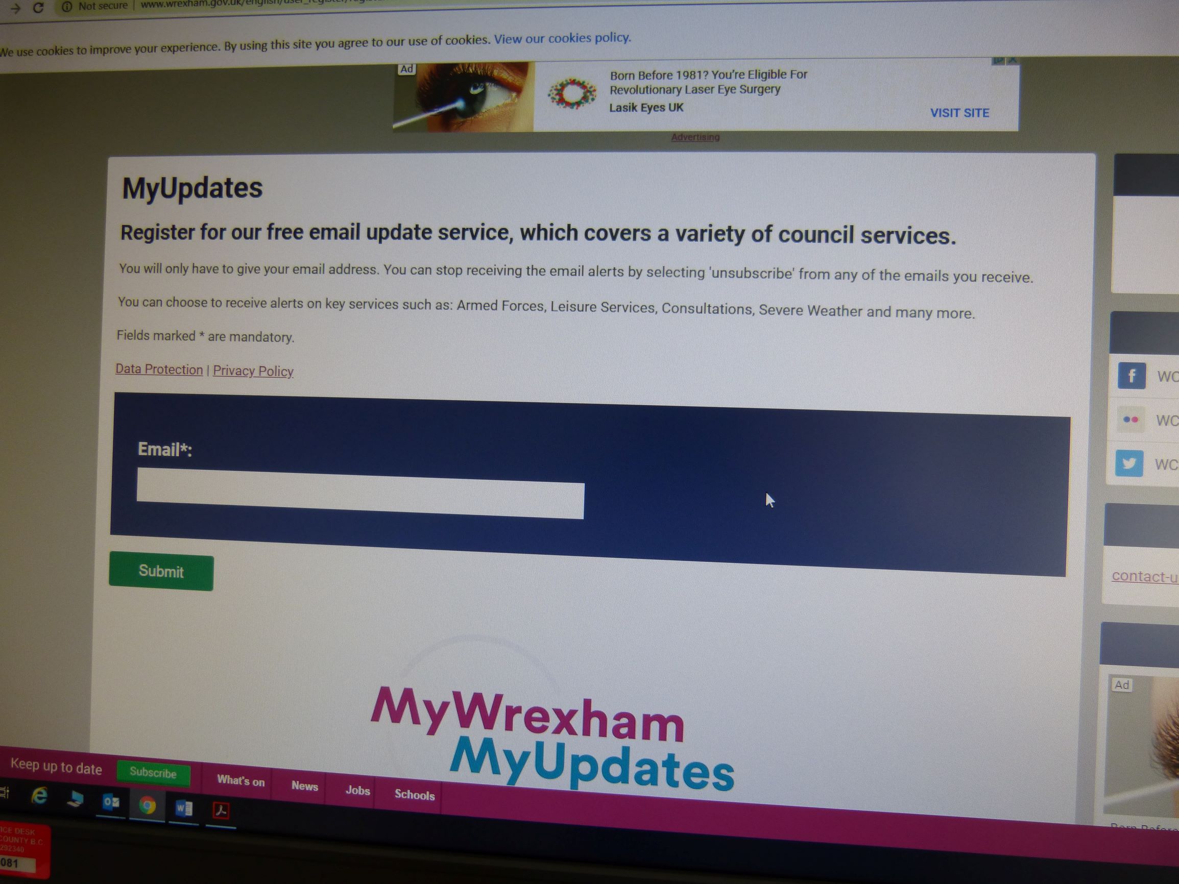 Stay up to date with what's going on at Wrexham Council