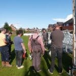 VIDEO: Trainees get to grips with lime mortar