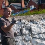 VIDEO: Trainees get to grips with lime mortar