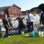 VIDEO: Trainees get to grips with lime mortar