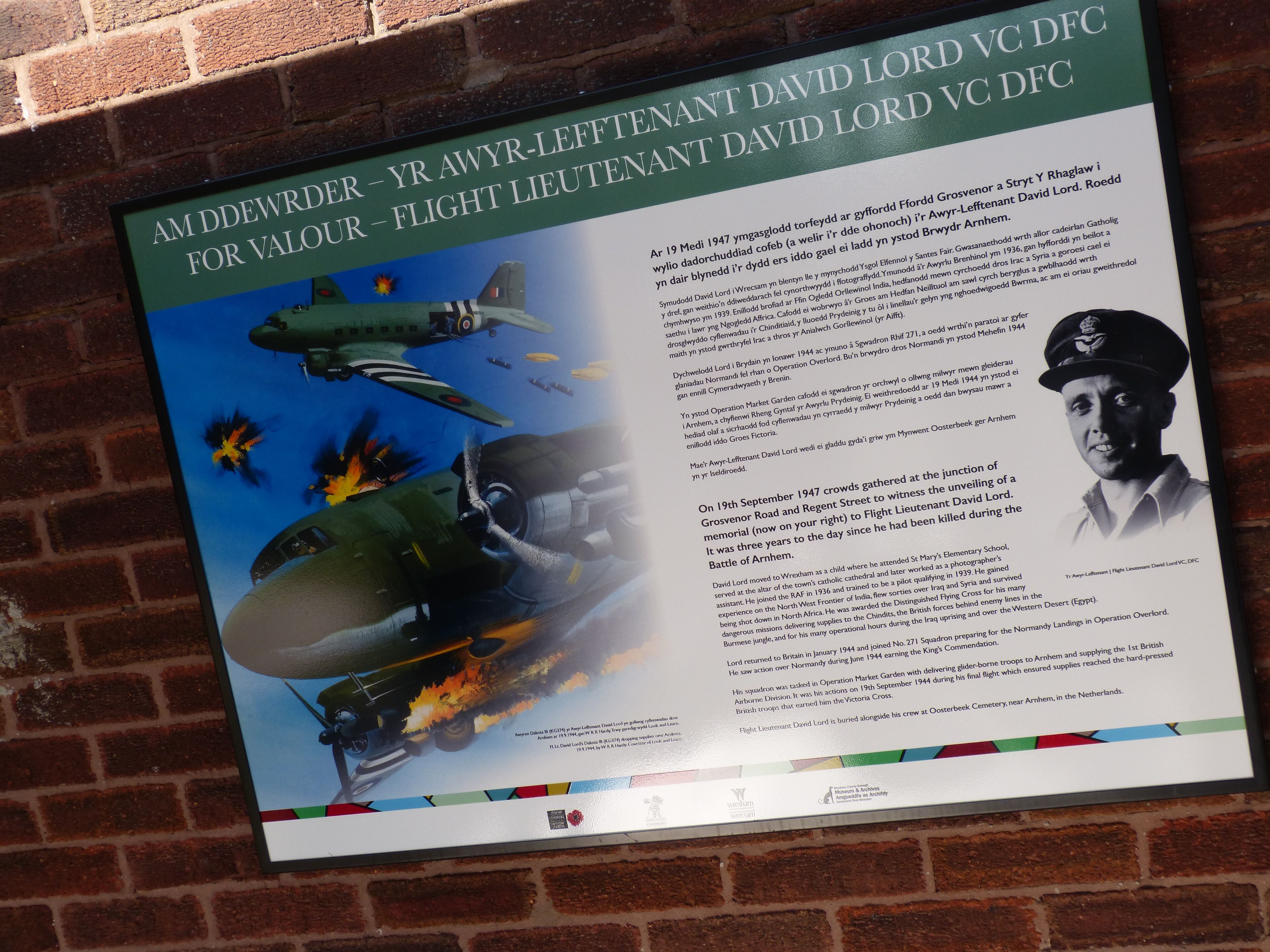 David Lord VC, DFC remembered 75 years on