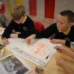 Rhosymedre school visits Play-Work exhibition - and your school could too!