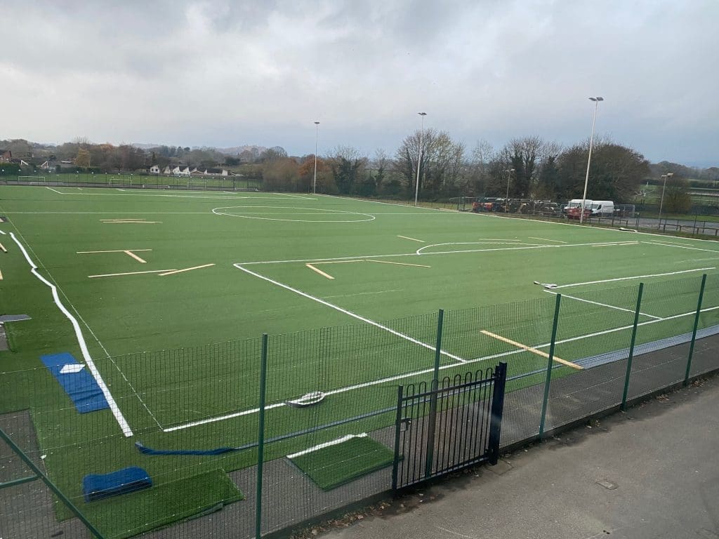 New 3G pitch at Clywedog isn't far off - take a look! - Wrexham Council ...