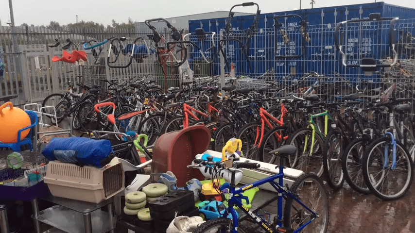 Reuse shop bikes cycling