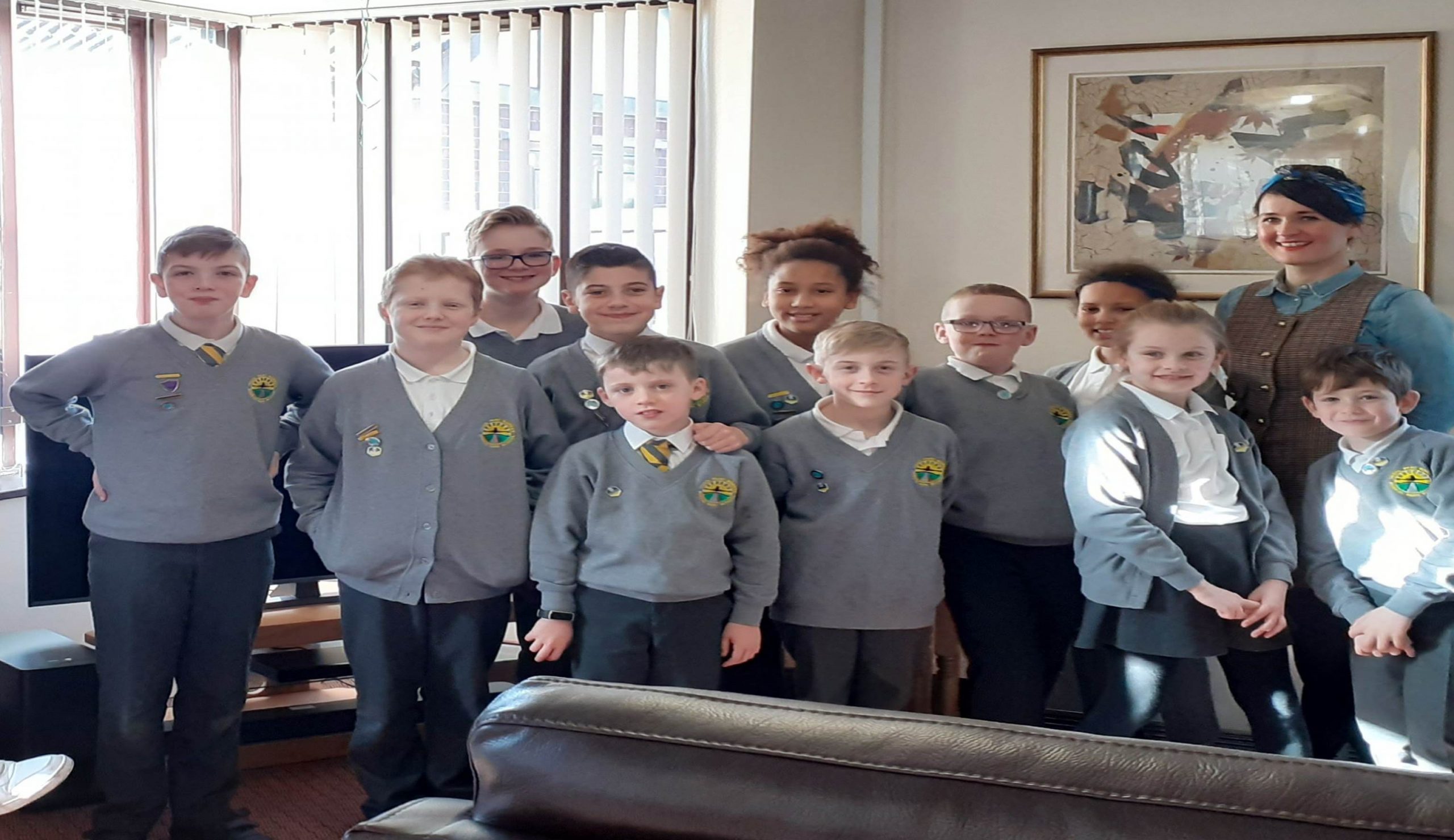 Wrexham pupils show retirement home residents how to stay safe online