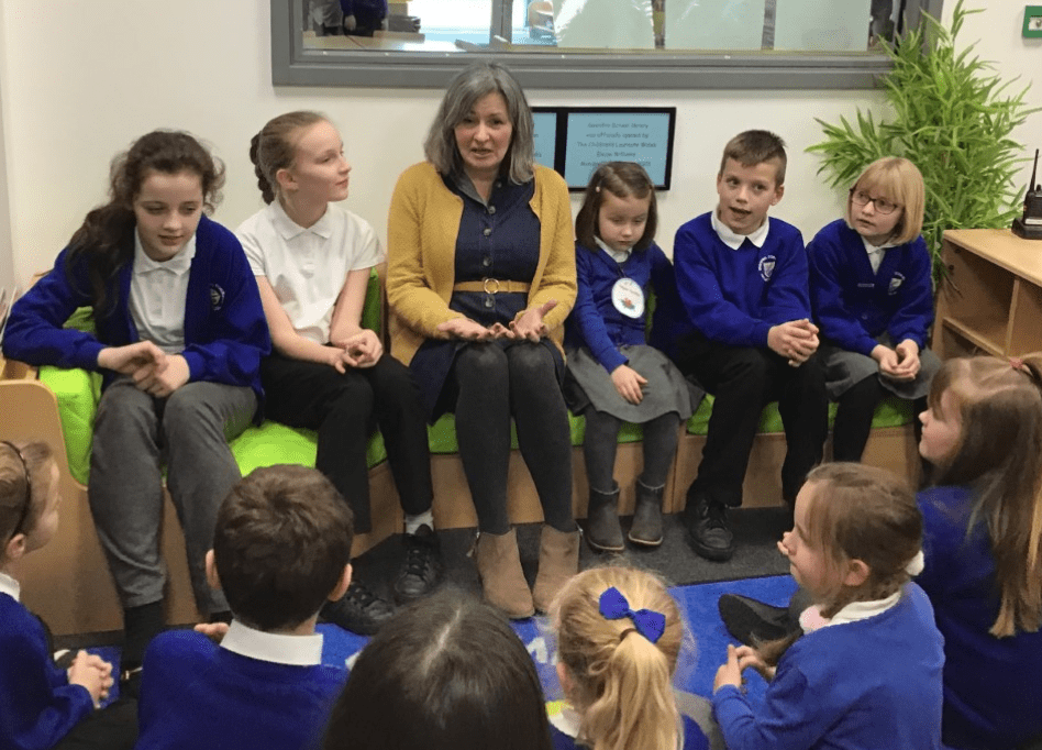 Children’s author Eloise Williams visits Wrexham schools