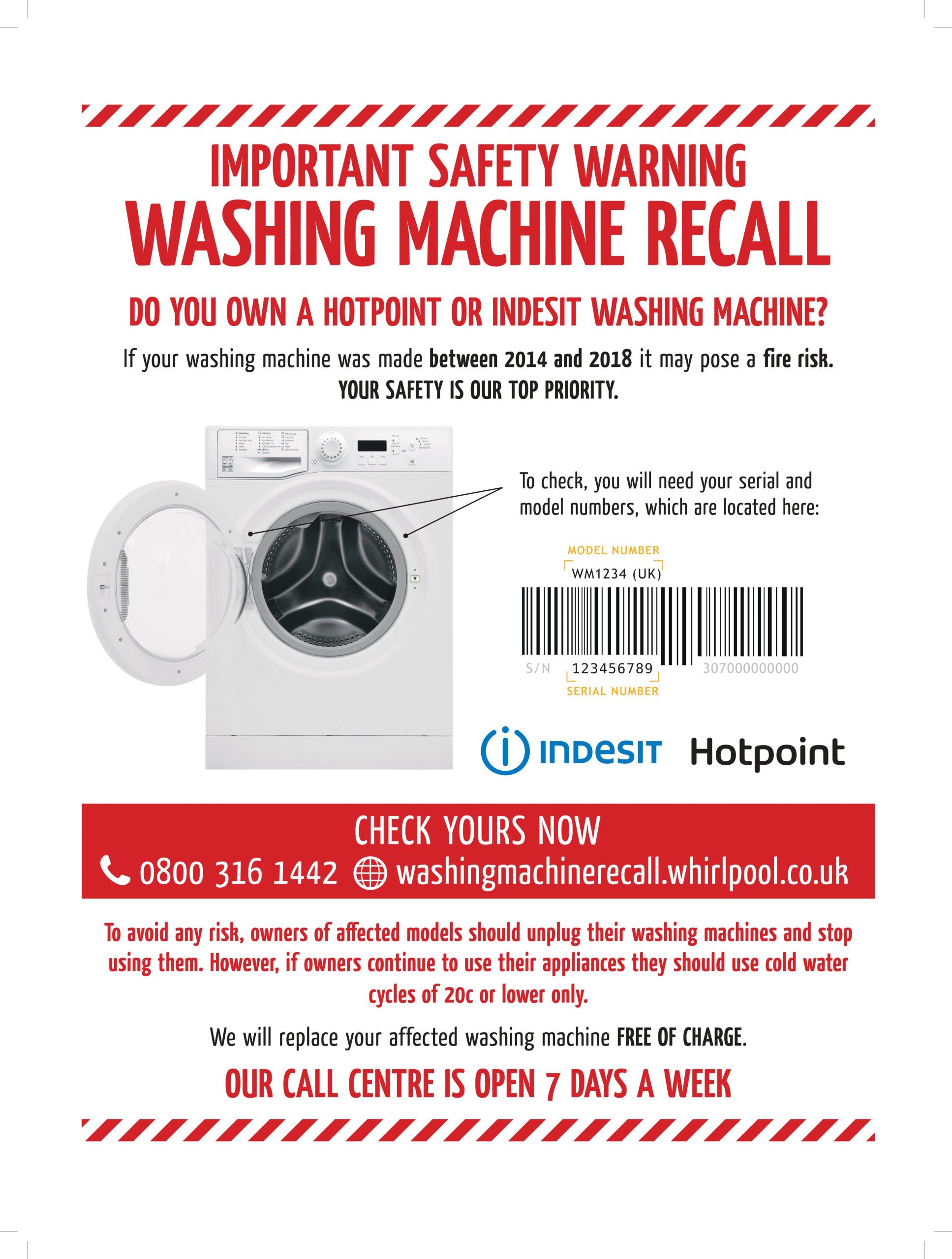 Whirlpool Washing Machine Recall - are you affected?