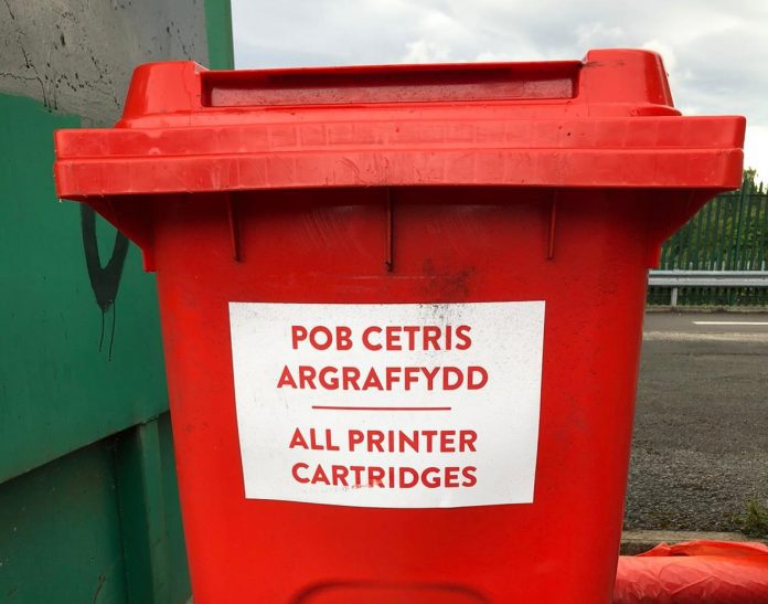 Recycle your used ink cartridges at our recycling centres