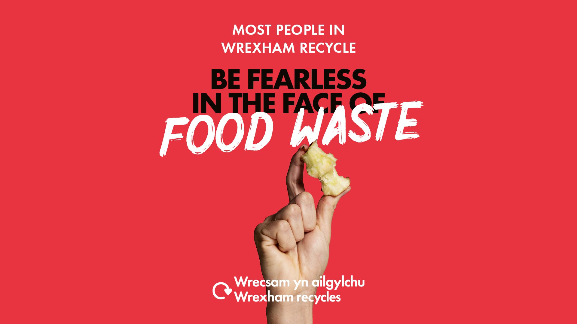 Be fearless in the face of food waste… Be Mighty. Recycle.