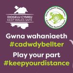Keep your social distance plea in North Wales
