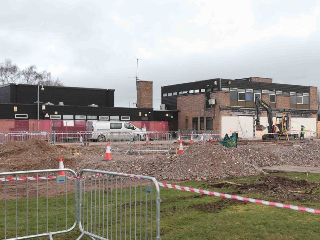 Works start at Borras Park school to create Community Primary and Welsh ...