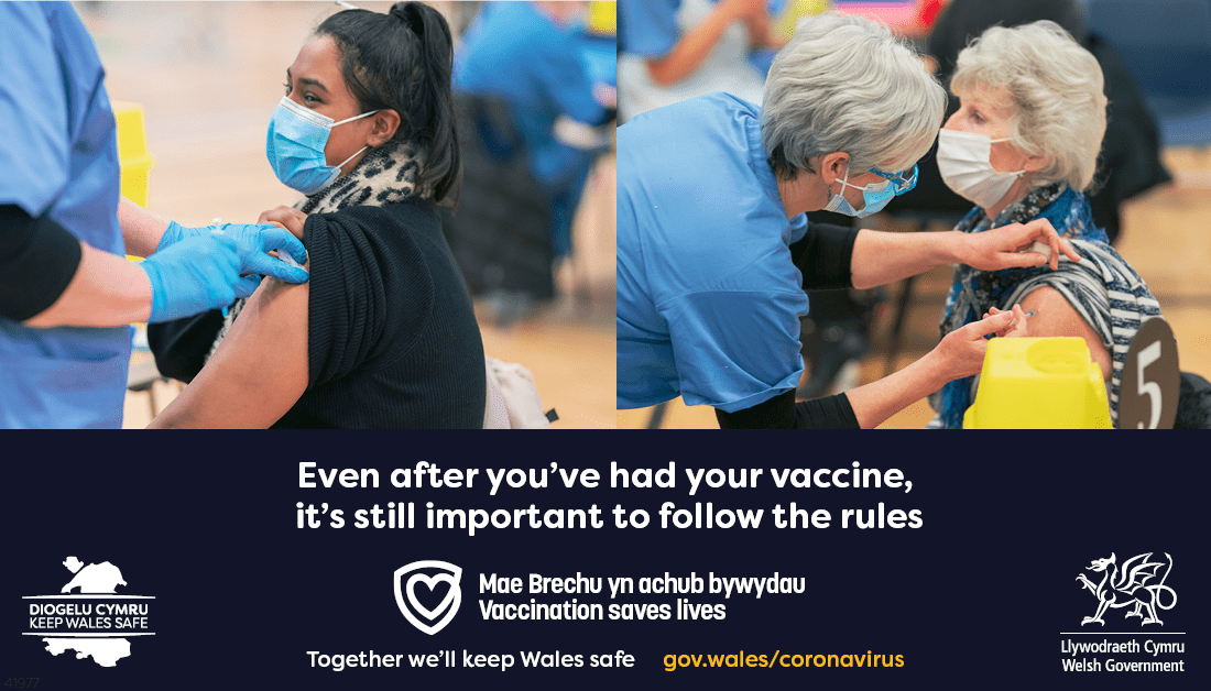 Follow the rules even if you've been vaccinated.