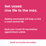Get vaxed to live life to the max.