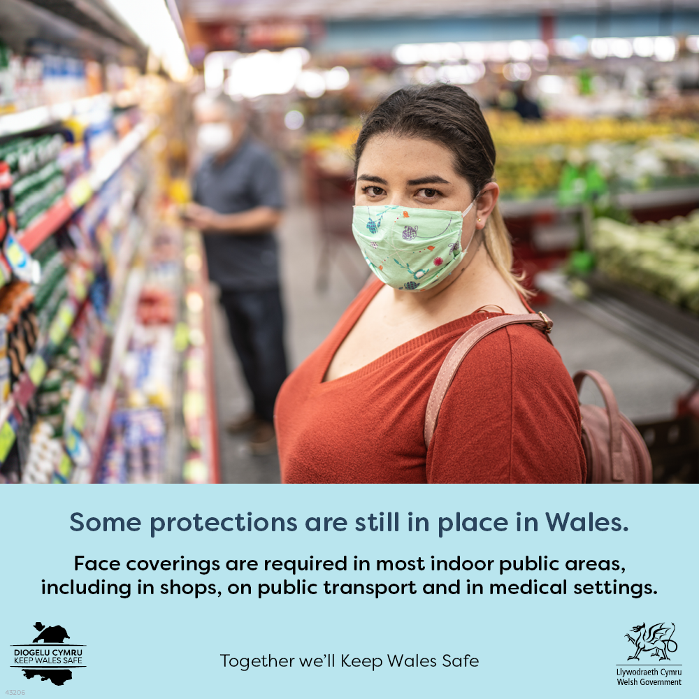 Wales enters Alert Level Zero from 6am tomorrow - 7 August 2021