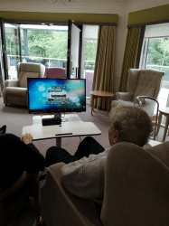 Residents are getting to know RITA in care homes across Wrexham