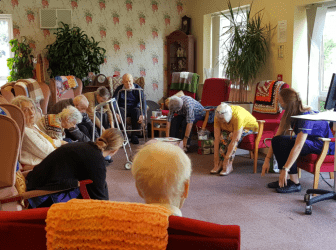 Residents are getting to know RITA in care homes across Wrexham