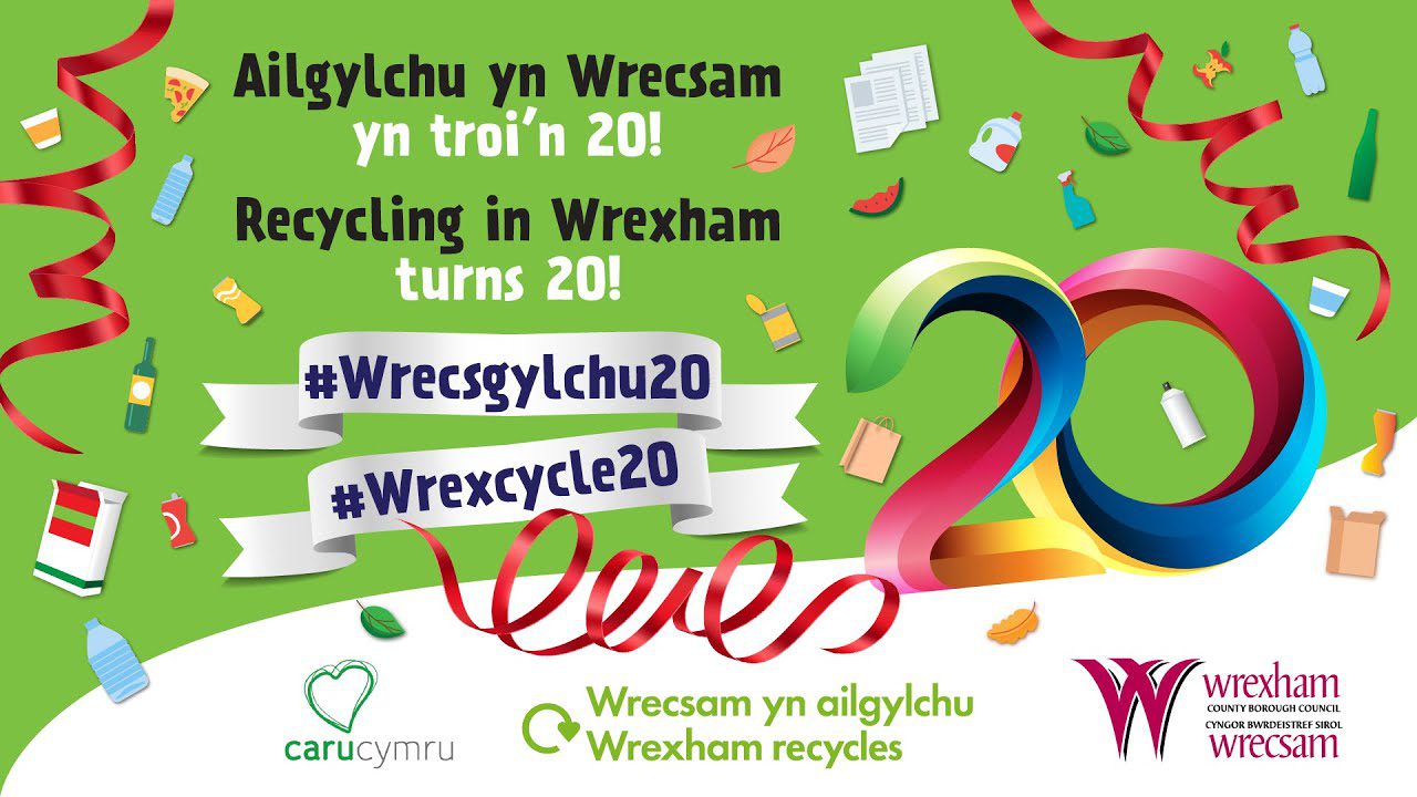 20 years of recycling in Wrexham – we’ve come a long way, now let’s go further