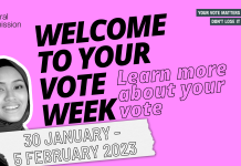 Welcome to your vote week