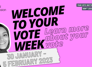 Welcome to your vote week