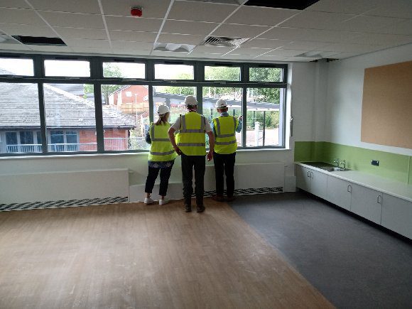 Work at Ysgol yr Hafod nears completion…