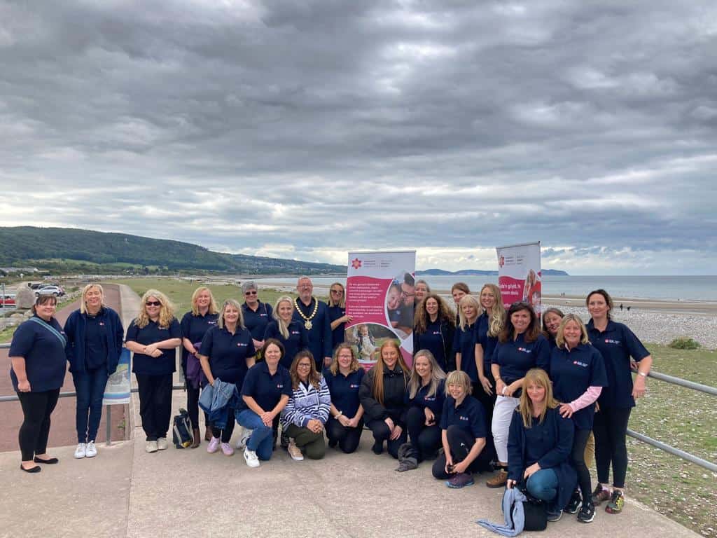 406 mile Wales Coastal Path walk raising awareness of adoption.