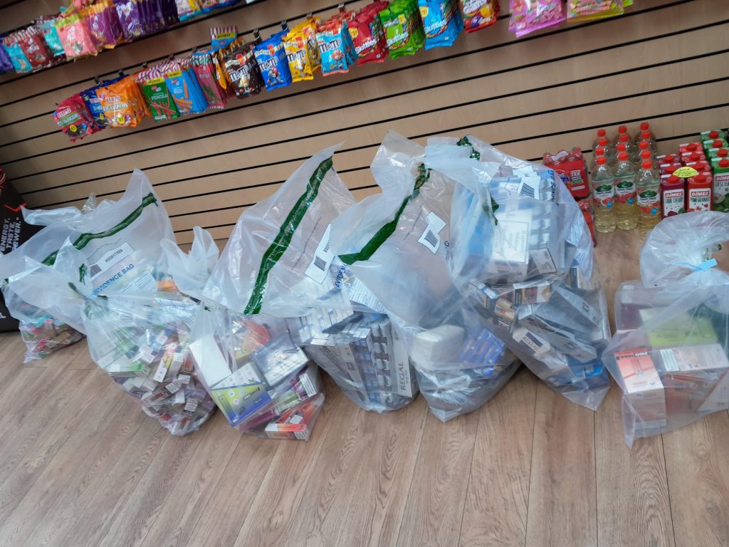 More illegal vapes and illegal tobacco seized from city centre shop