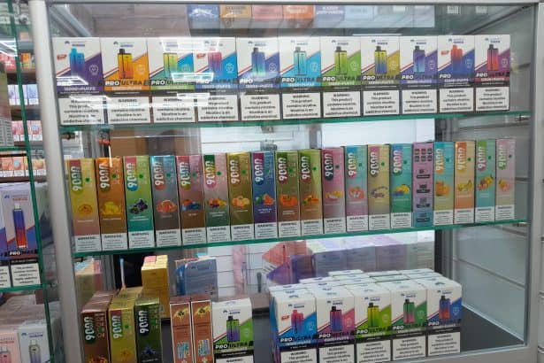 Illegal vapes seizure