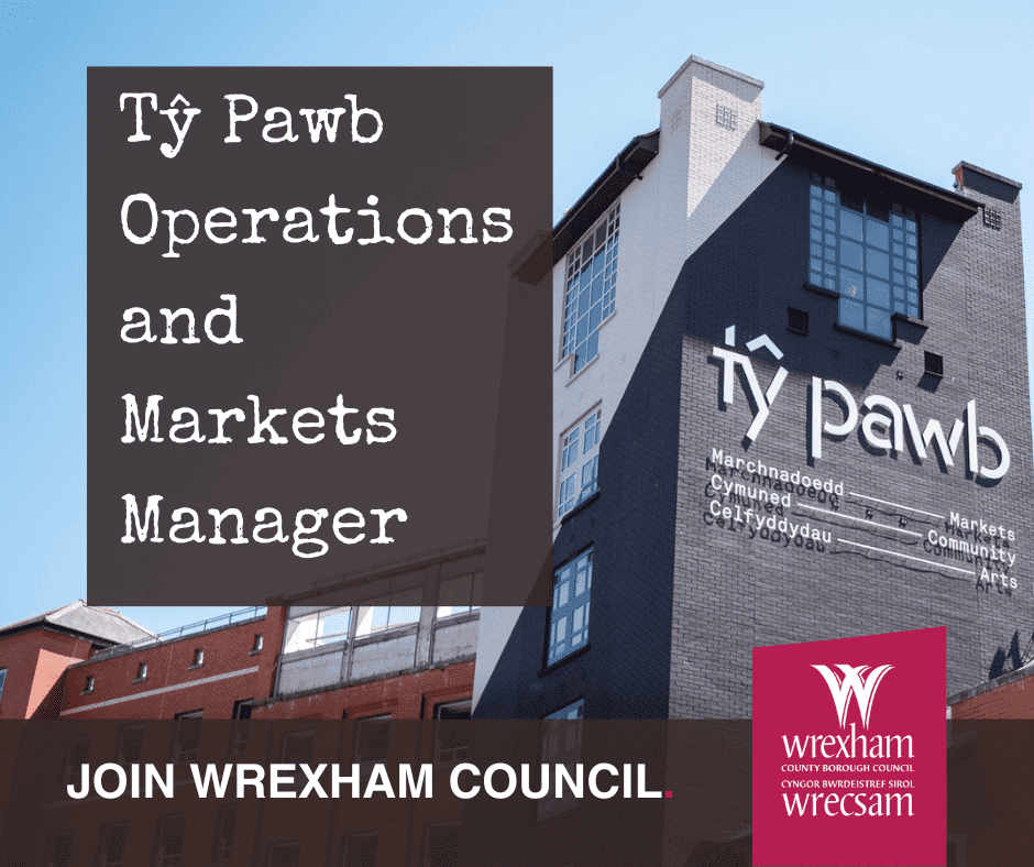 Job Opportunity: Tŷ Pawb Operations and Markets Manager