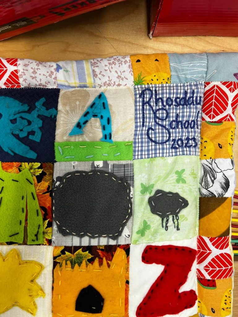 Schools create stunning patchworks inspired by the Wrexham Tailor’s Quilt