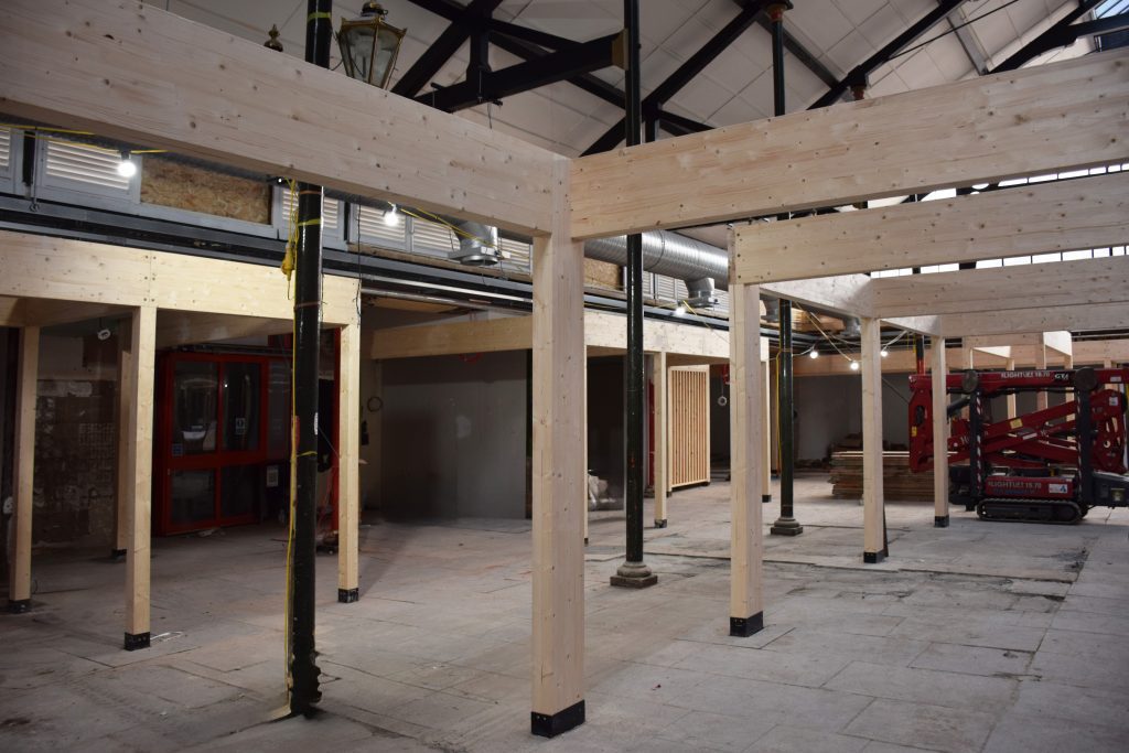 Wrexham historic indoor markets refurbishment on target