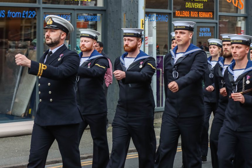 D-Day 80th anniversary parade Wrexham-Picture special