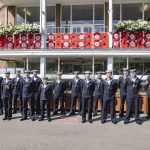 HMS Dragon crew Wrexham visit