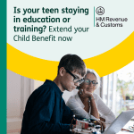 Is your teen staying in education or training? Extend your Child Benefit now.