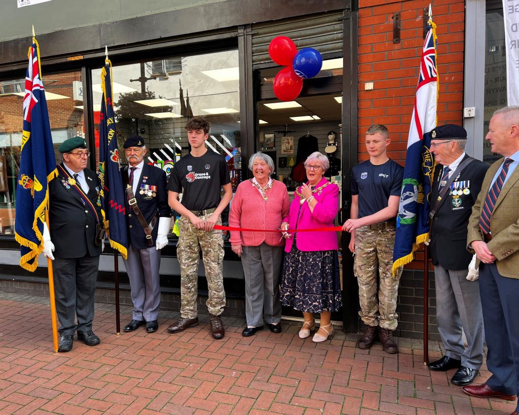 Woody's Lodge opens first charity shop in Wrexham to support ex-military and blue light services