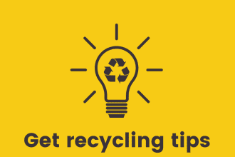 Get recycling tips and info straight to your inbox