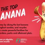 The top banana tackles the problem of food waste.