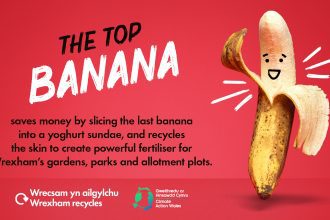 The top banana tackles the problem of food waste.