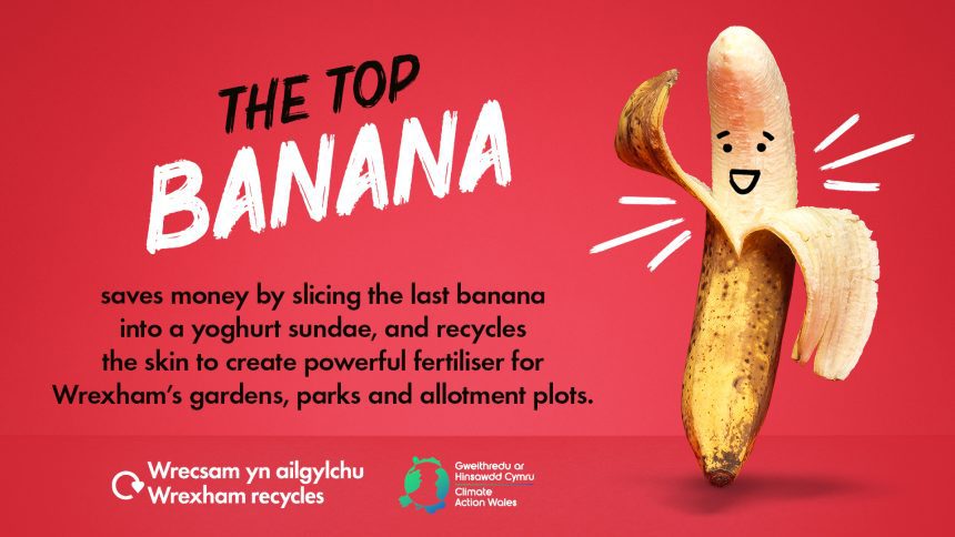 The top banana tackles the problem of food waste.