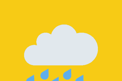 Weather alert - heavy rain