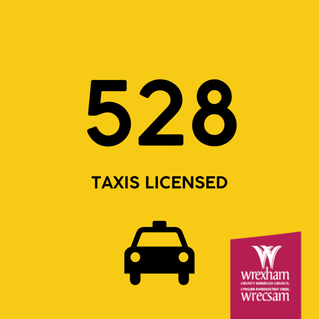 Wrexham Council - 528 taxis licensed